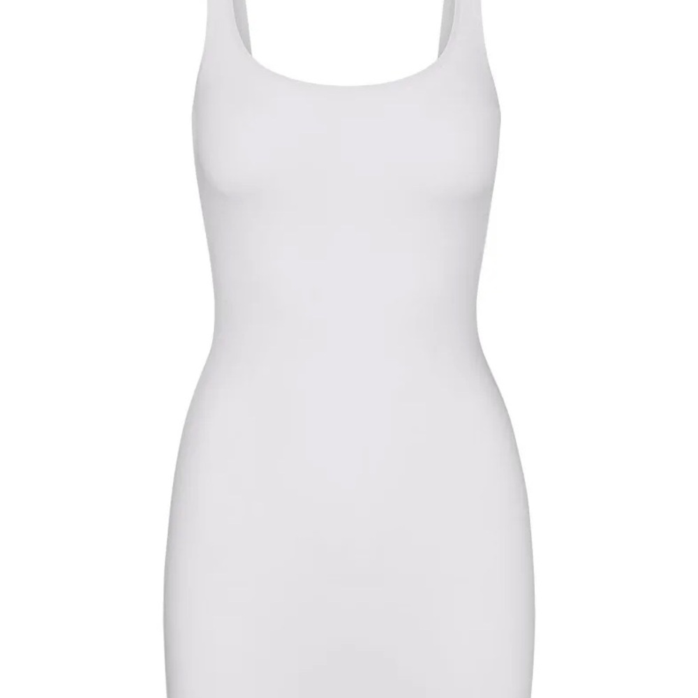 SKIMS White Chemise Slip
